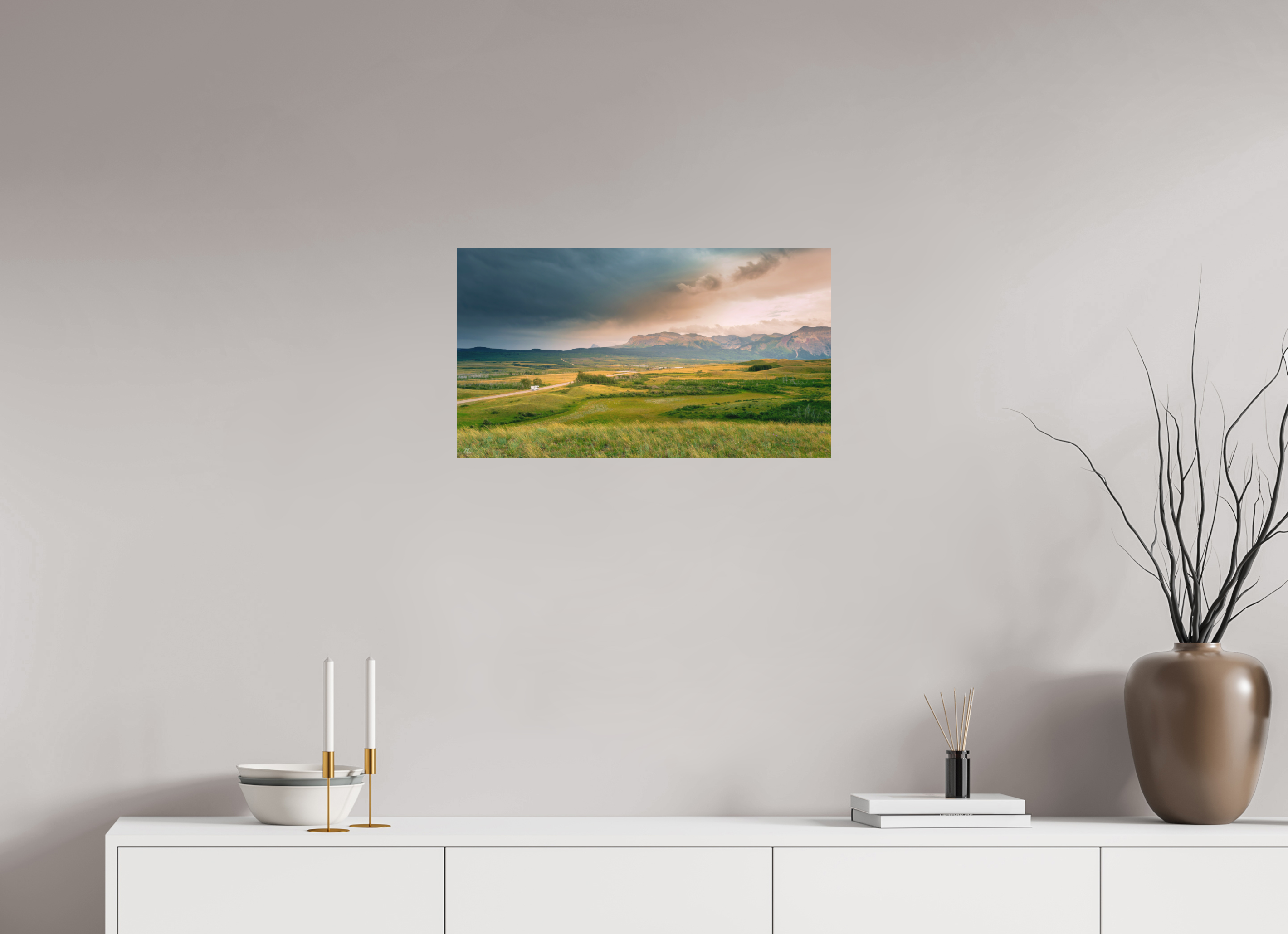 64 x 36 cm, Direct Print on Aluminum Dibond A Canadian Road Trip