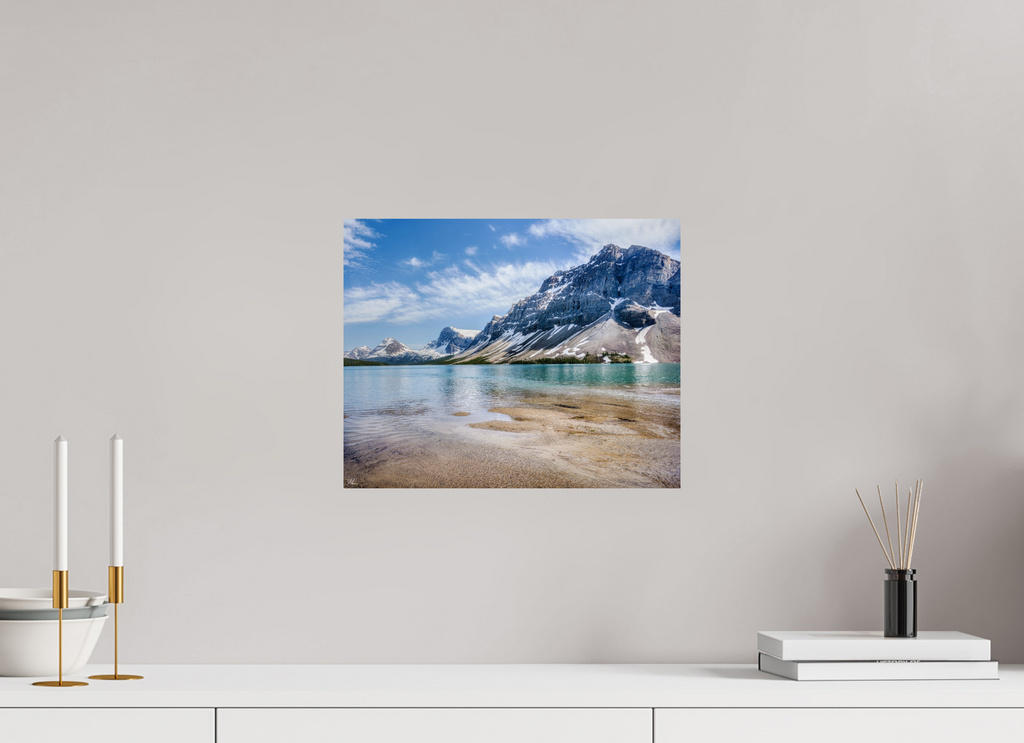 37.5 x 30 cm, Print - Fuji Crystal Archive Bow Lake Summer Sands - Bow Lake, Banff National Park, Alberta Canada