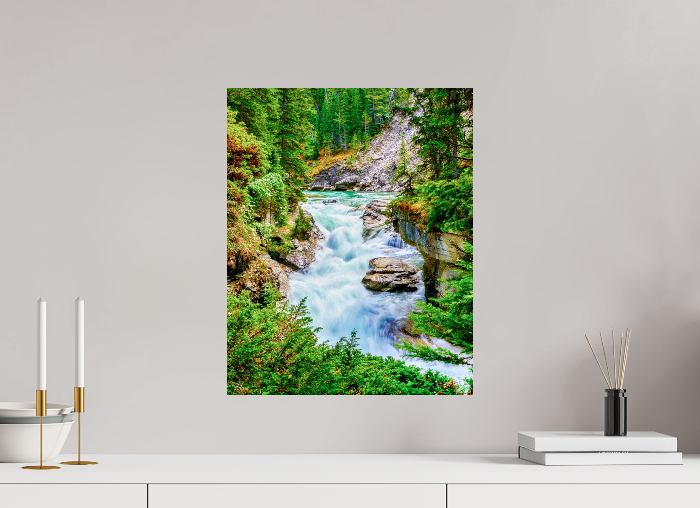 40 x 50 cm, Print - Fuji Crystal Archive The Flow of Maligne