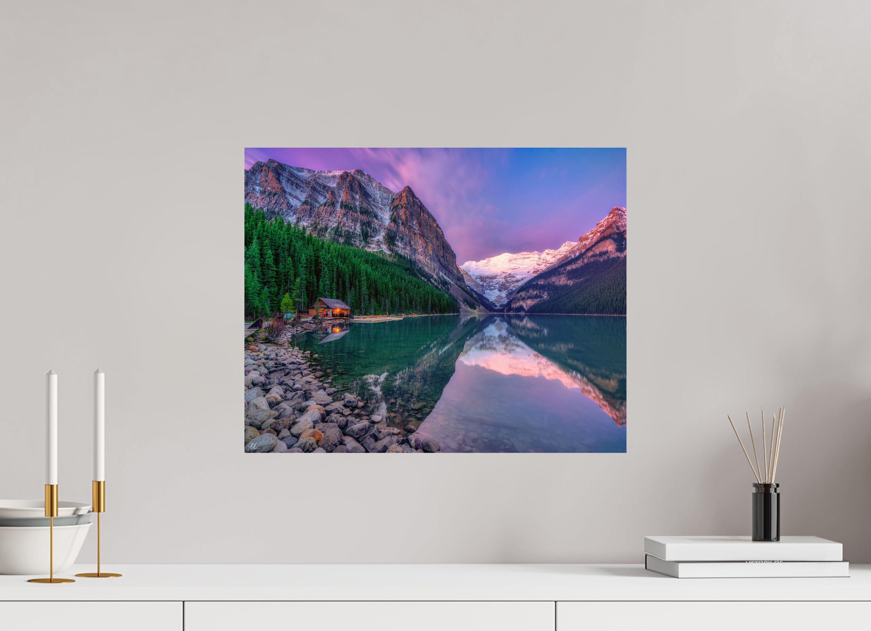 50 x 40 cm, Print - Fuji Crystal Archive The Hues of Louise - Lake Louise, Banff National Park, Alberta, Canada