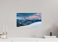 48 x 27 cm, Direct Print on Aluminum Dibond Winter over Banff