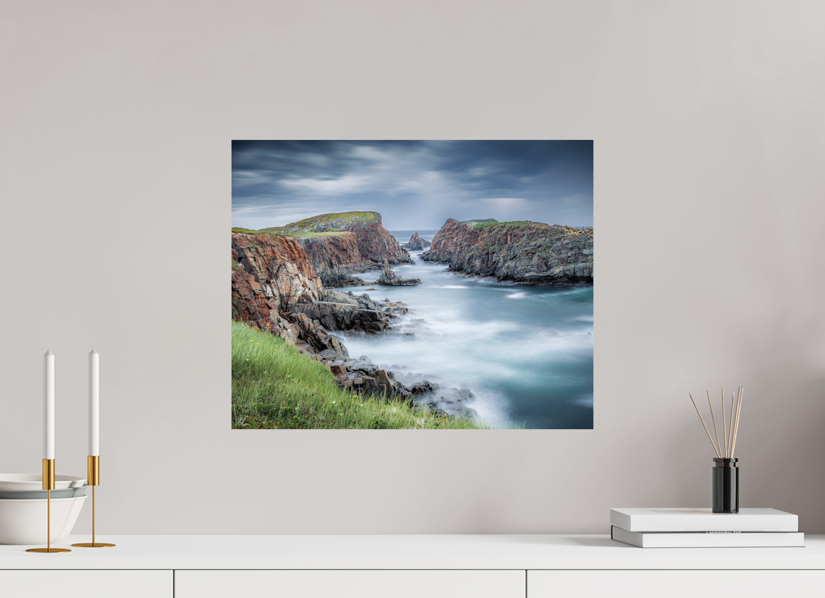 50 x 40 cm, Print - Fuji Crystal Archive Storm at Elliston, Newfoundland, Canada