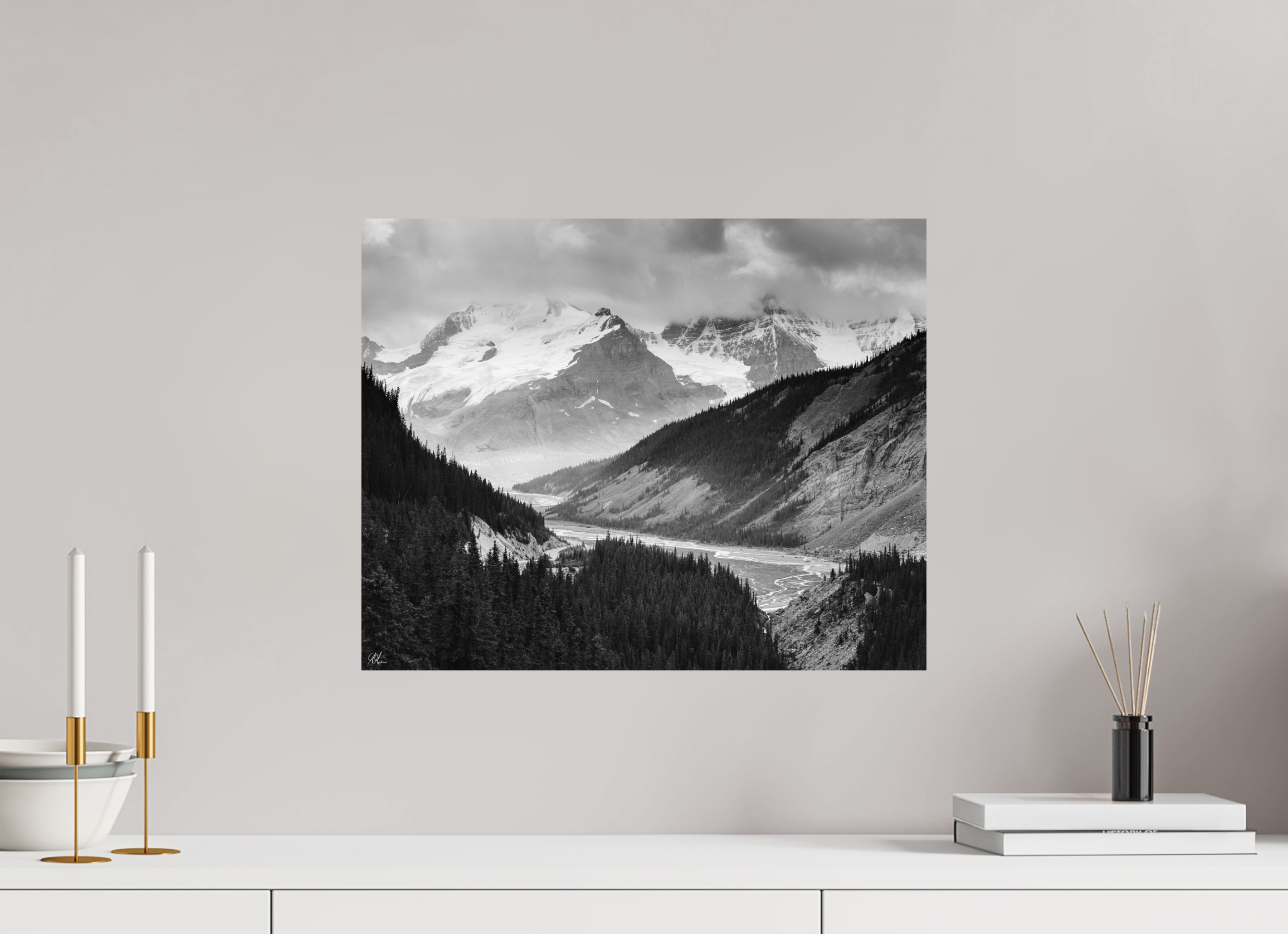 50 x 40 cm, Print - Fuji Crystal Archive The River to the Mountains