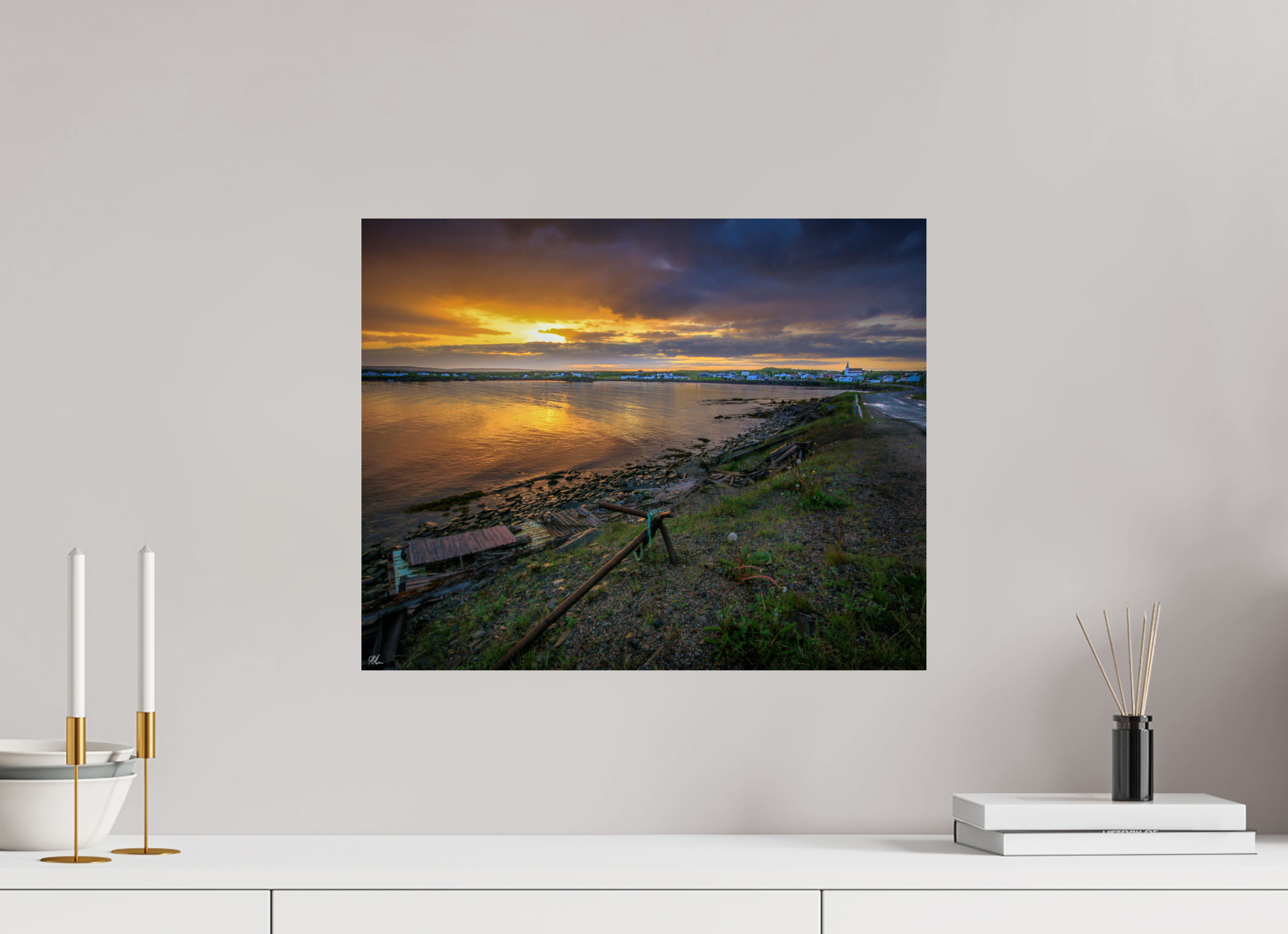 50 x 40 cm, Print - Fuji Crystal Archive East coast Sunset