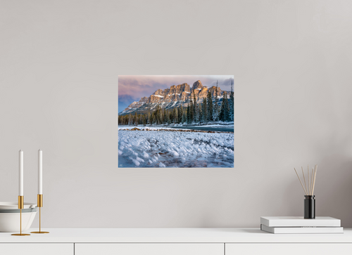 37.5 x 30 cm, Print - Fuji Crystal Archive Ice Shards at Castle Mountain