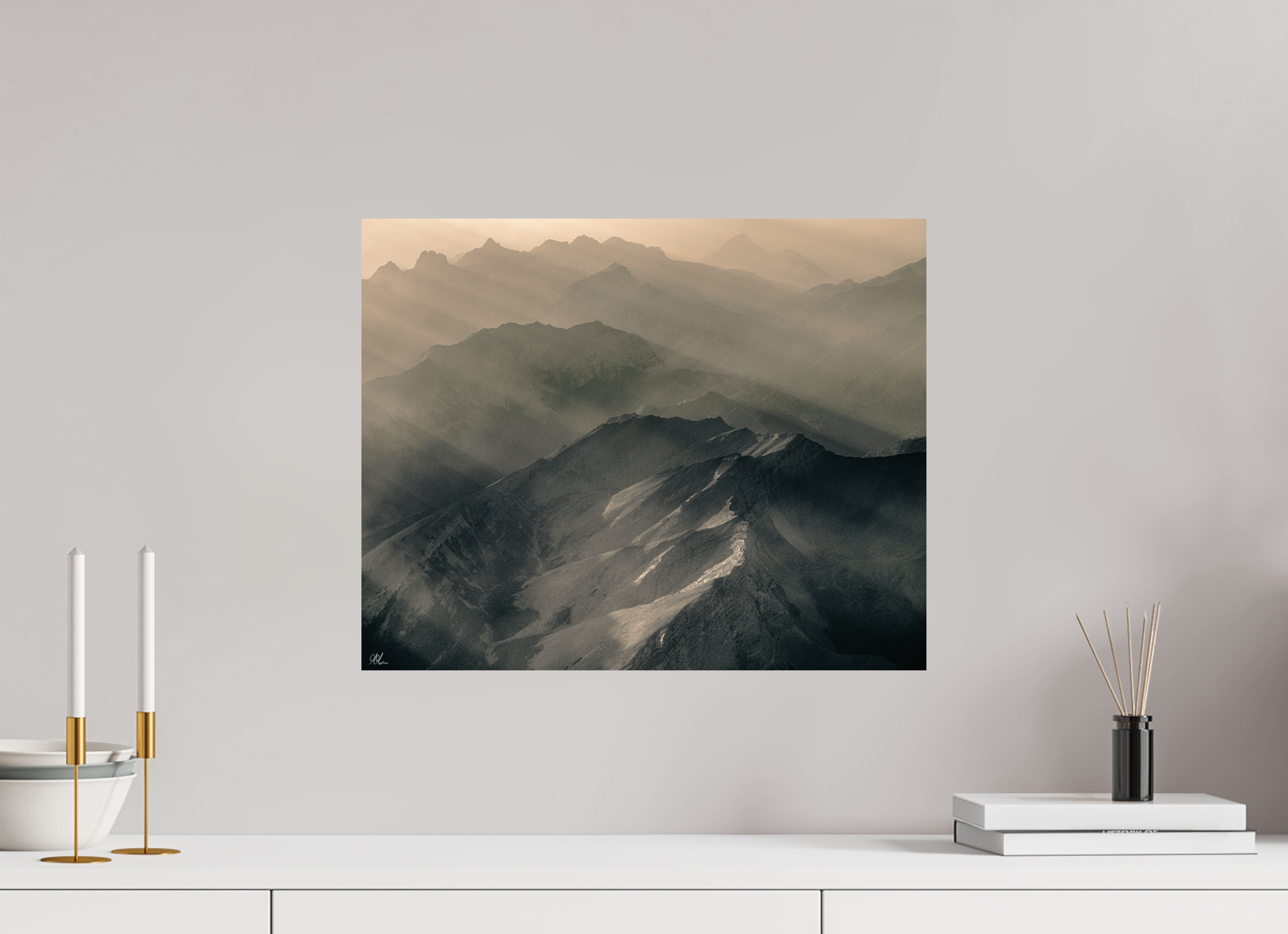 50 x 40 cm, Print - Fuji Crystal Archive Taken from Above